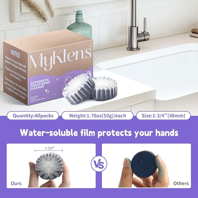 Toilet Bowl Cleaner Tablets, Automatic Toilet Bowl Cleaners, Long-Lasting - Image 8