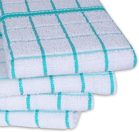 AMOUR INFINI Terry Cotton Kitchen Towels 4-Pack - Image 2