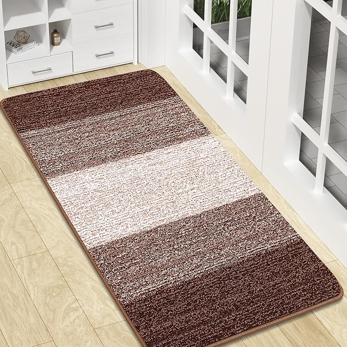 Kitinjoy Indoor Outdoor Door Mat, 47x20 Non-Slip Absorbent Dirt Trapper by Kitinjoy