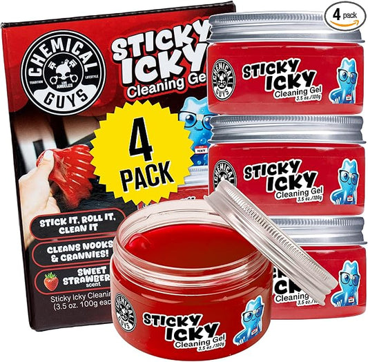 Chemical Guys Sticky Icky Car Cleaning Gel, Automotive Dust Car Crevice Cleaner by ChemicalGuys