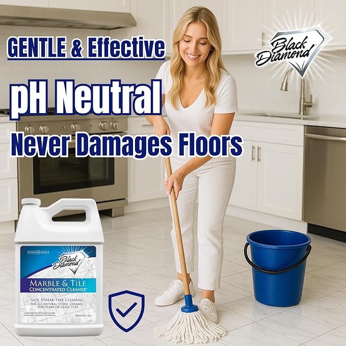 Black Diamond Stoneworks MARBLE & TILE FLOOR CLEANER. Great - Image 7