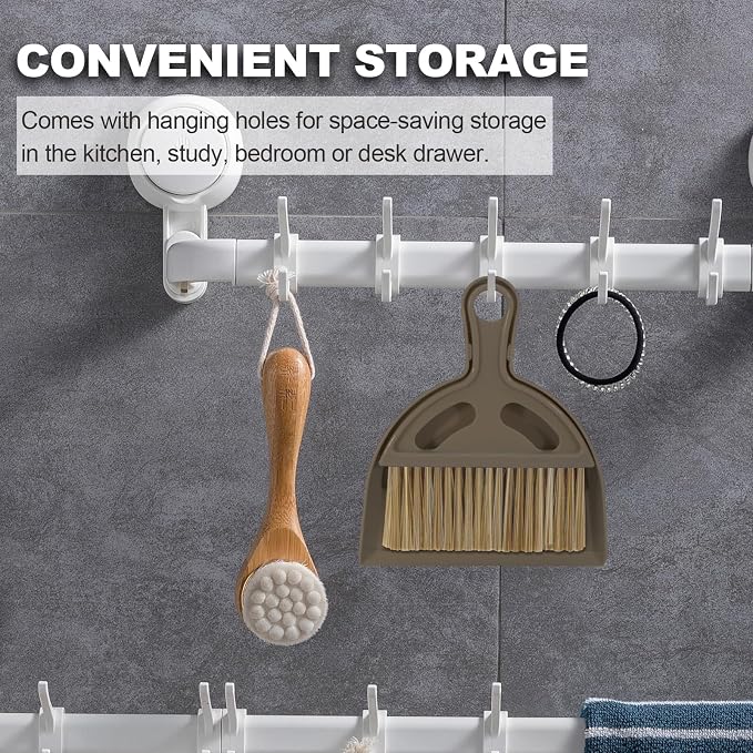 Mini Broom and Dustpan Set Hand Broom - Image 7