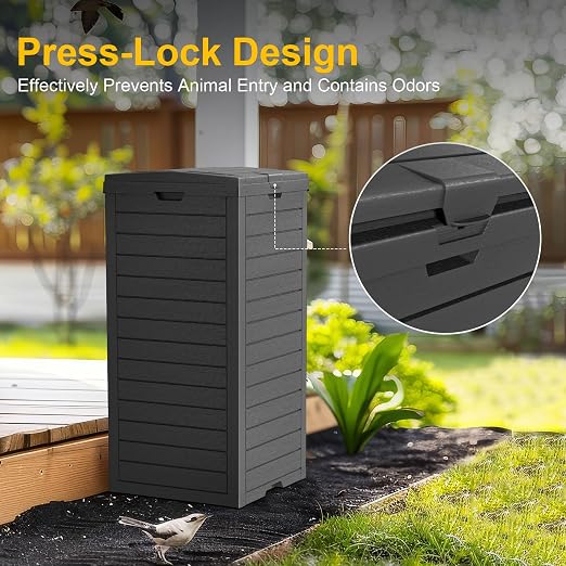 31 Gallon Outdoor Trash Can - Image 6