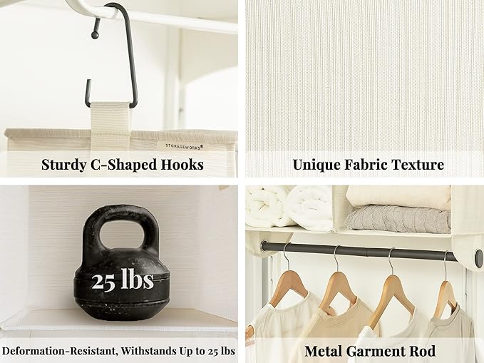 StorageWorks Hanging Closet Organizer - Image 4