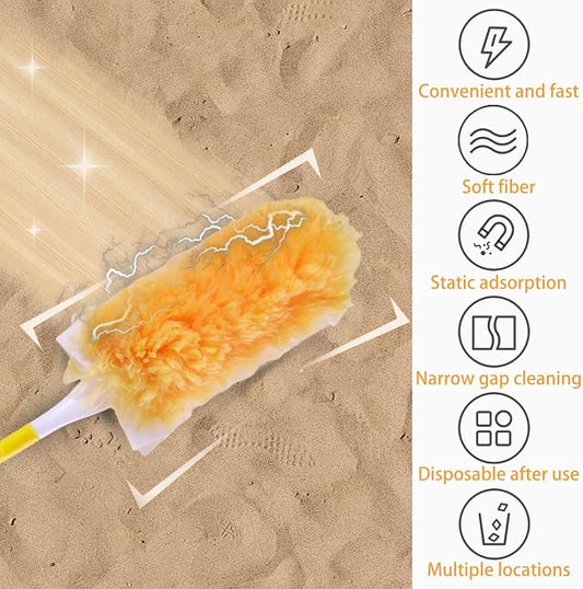 10 Count Heavy Duty Duster Kit for Swiffer Duster, Unscented Disposable Dusters - Image 2