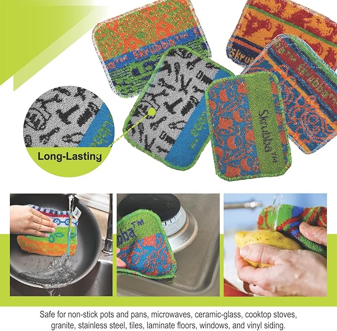Wet-It Skrubba Non-Scratch Scouring Pad – European Scrubby Sponge - Image 4
