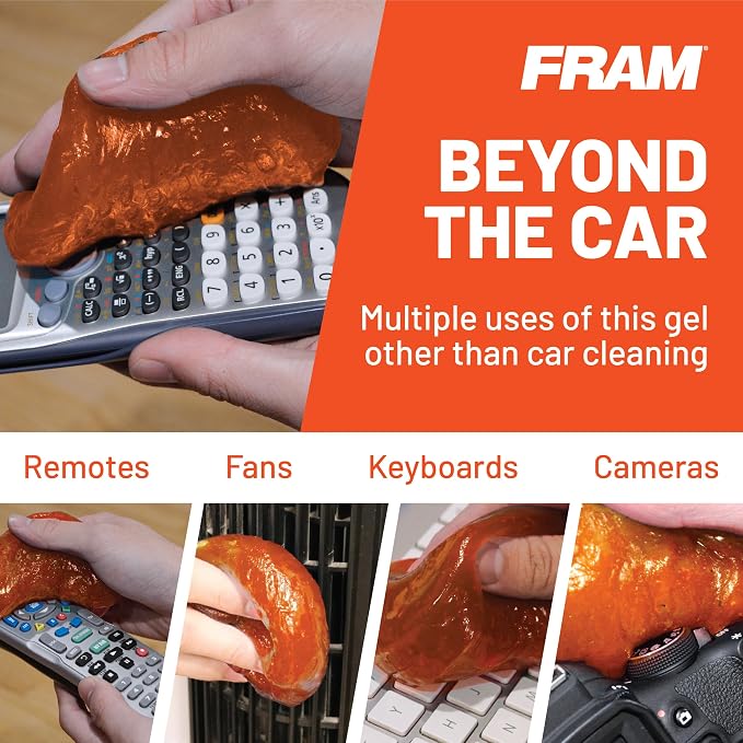 FRAM FEK40007AM Cleaning Gel for Car, Interior Cleaning Slime for Bike - Image 7