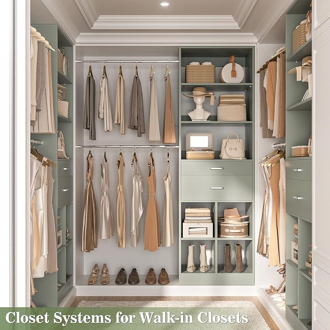 Closet System, 4-8 FT Closet Organizer Tower - Image 7