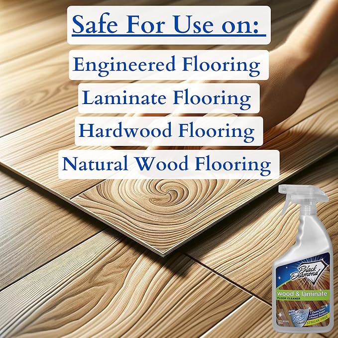 Black Diamond Stoneworks Wood & Laminate Floor Cleaner- Ready to Use Non-Toxic - Image 6