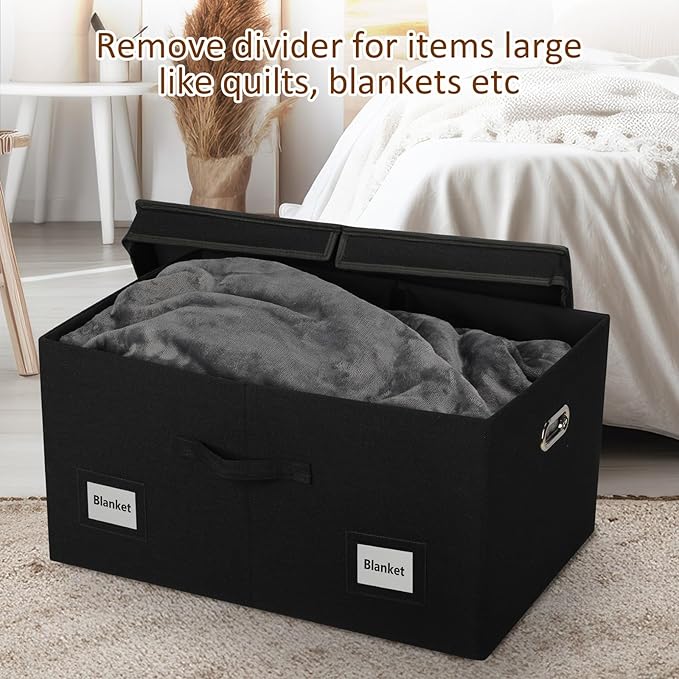 75 Quarts Extra Large Decorative Storage Bins