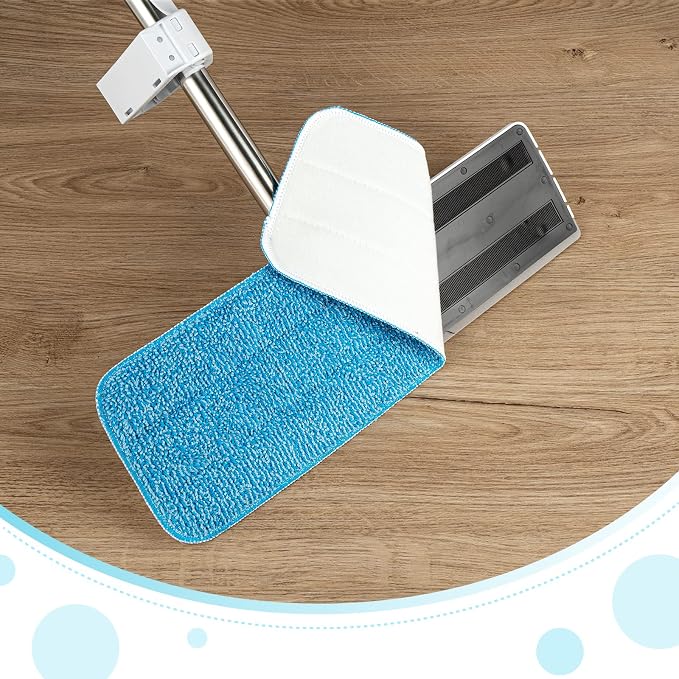 Microfiber Mop Pads, 18.5 x 6.3 Inch Reusable and Washable Spray Mop Pads - Image 4
