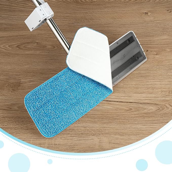 Microfiber Mop Pads, 18.5 x 6.3 Inch Reusable and Washable Spray Mop Pads - Image 5