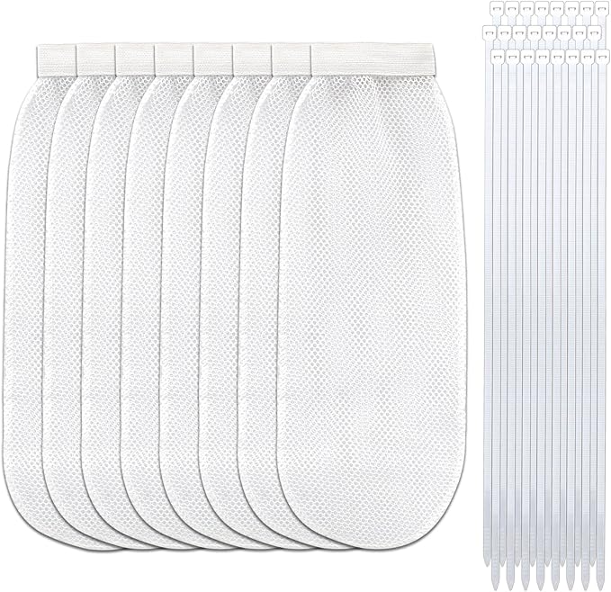 32-Piece Lint Trap and Cable Ties Set by Nufiwra