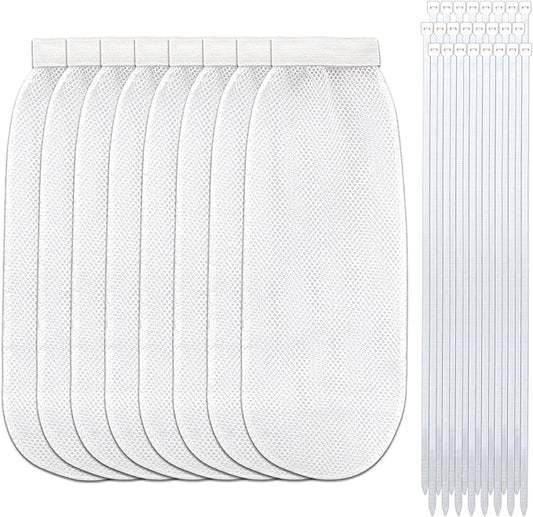 32-Piece Lint Trap and Cable Ties Set by Nufiwra