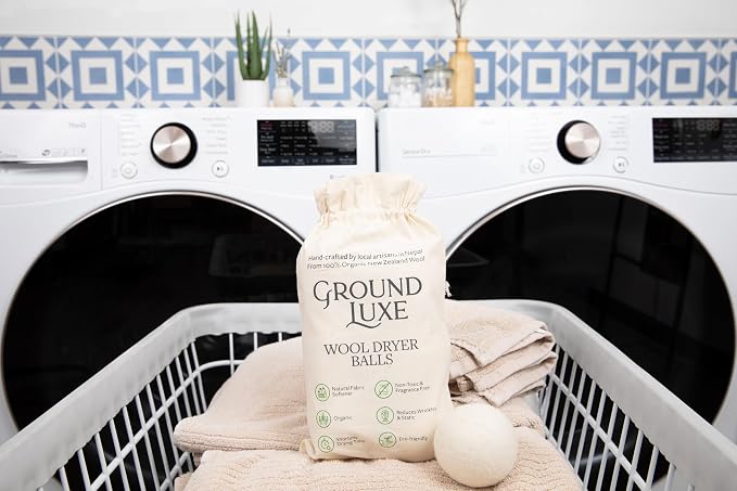 GroundLuxe Premium New Zealand Wool Dryer Balls - Image 7