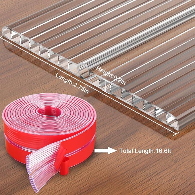 HOMREALM Baby Proofing16.4ft Long Corner Guards Furniture Corner & Edge Safety - Image 2