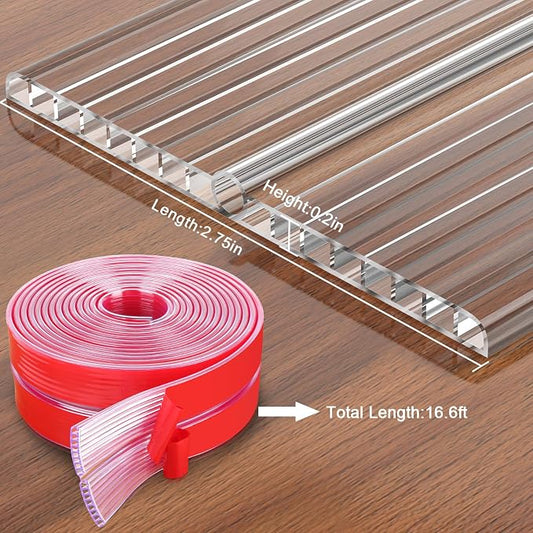 HOMREALM Baby Proofing16.4ft Long Corner Guards Furniture Corner & Edge Safety - Image 2