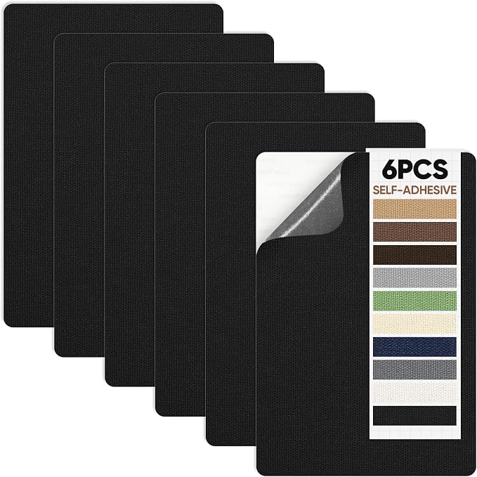 Canvas Repair Patch 5.5 x 8 Inches 6Pcs Self-Adhesive Waterproof Canvas Patch by Unknown