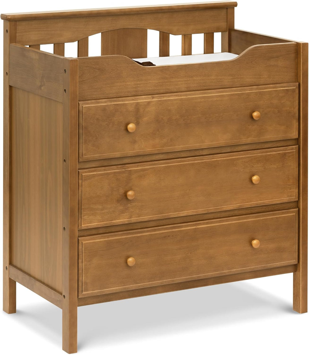 Davinci Jayden 3-Drawer Changer Dresser in Chestnut, GREENGUARD Gold and FSC®...