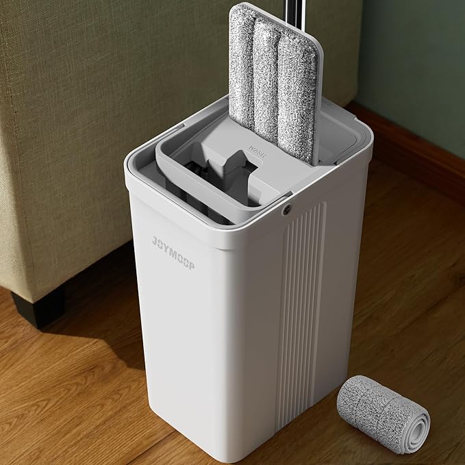 JOYMOOP Hands-Free Self-Cleaning Microfiber Mop and Bucket by JOYMOOP