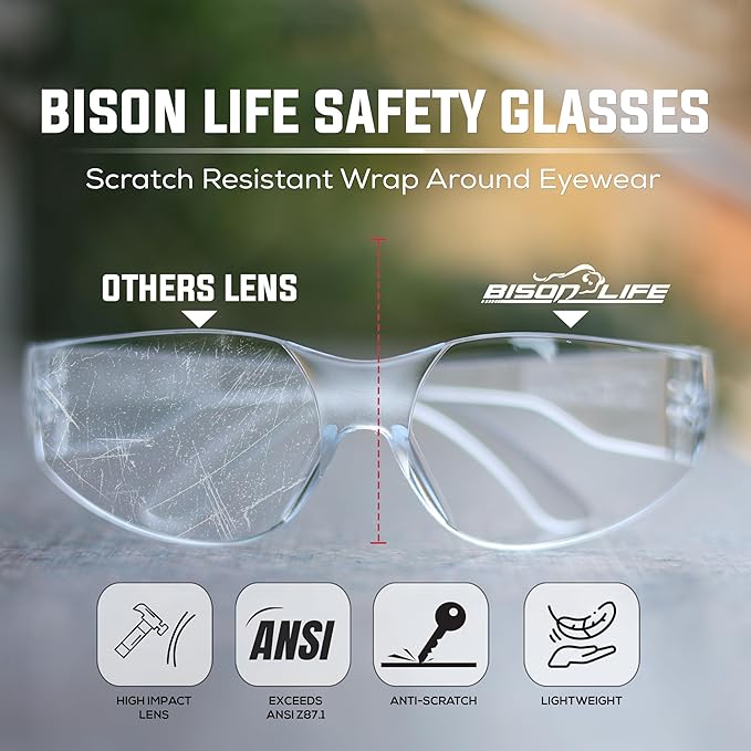 BISON LIFE Safety Glasses - Image 2