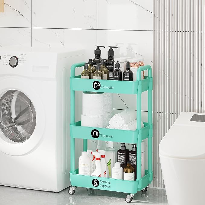 Laiensia 3-Tier Rolling Cart - Image 5