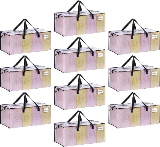 VENO 10 Pack Moving Bags Extra Large Storage Bags by Veno