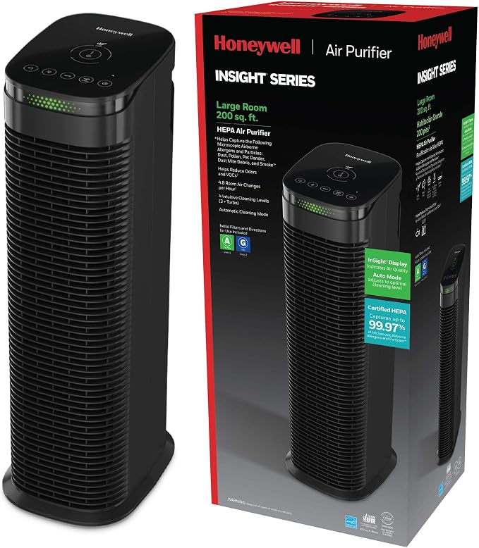Honeywell HEPA Air Purifier for Home, 990 Ft² Rooms in 1 hour, Auto Mode by HoneywellAirComfort
