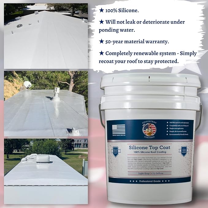 Countryman Coatings 100% Silicone Roof Coating - Image 3