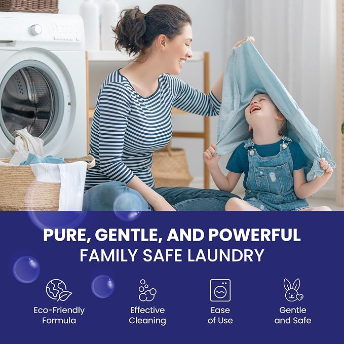 Good Natured Brand | Natural Enzyme Laundry Booster | Stain & Odor Remover | - Image 2
