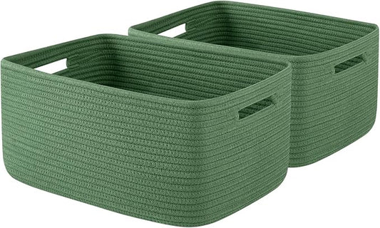 OIAHOMY Storage Basket for Shelves, Closet Cube Storage Bins Baskets for by MasterofSpaceOptimization