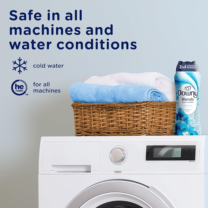 Downy Blends In-Wash Laundry Scent Booster Beads, Meadow Rain Scent, 24.5 OZ - Image 7