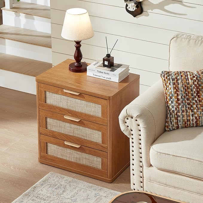 LEYAOYAO Rattan Night Stand Set of 2 - Image 7