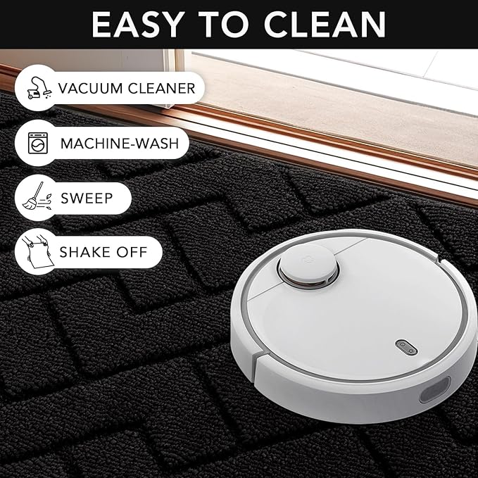 hicorfe Indoor Doormat, Front Back Door Mat Rubber Backing Non Slip Door Mats - Image 7