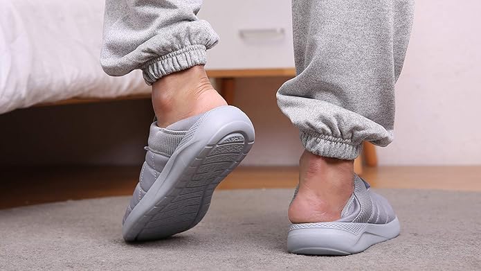 KUBUA Slippers for Men and Womens Indoor House Shoes Plush Slip on Outdoor - Image 8