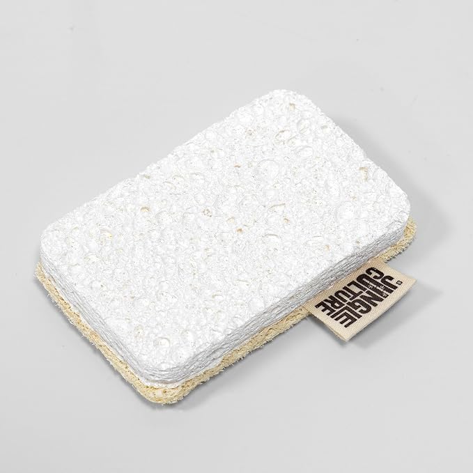 Jungle Culture Eco Sponge Set of 4 • Eco Friendly Natural Dishwashing Sponges • - Image 8