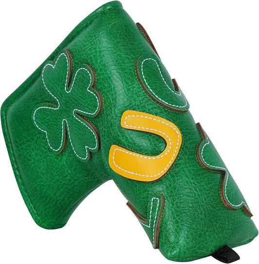 Golf Headcovers Golf Club Head Covers Four Leaf Clover Good Luck Charm by BigTeeth