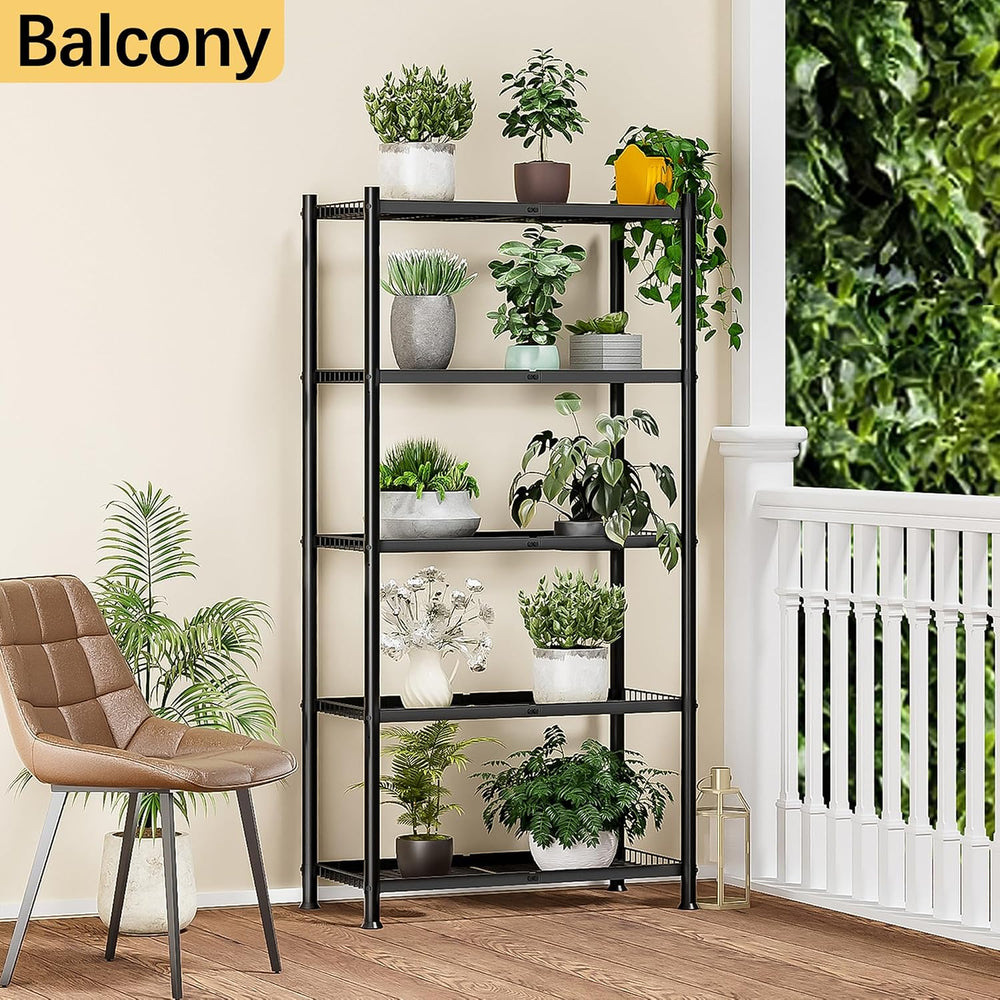VETALLO 5 Tier Wire Shelving,Metal Shelves (32.0" W x 12.0" D x 63&...