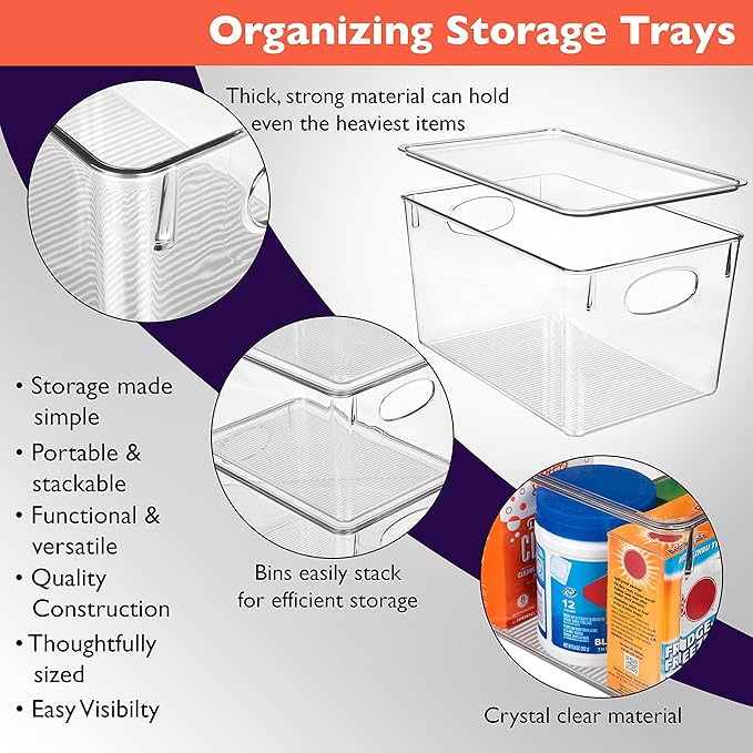 ClearSpace Plastic Storage Bins