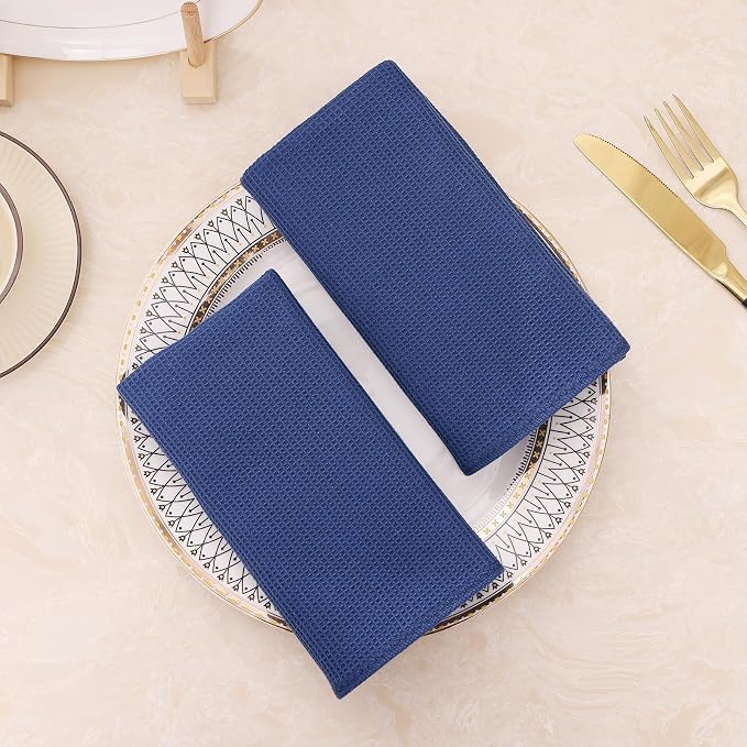 Homaxy 100% Cotton Waffle Weave Kitchen Towels - Image 8