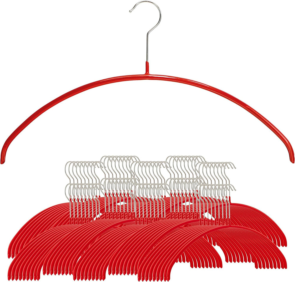 Mawa by Reston Lloyd Euro Series Non-Slip Space Saving Steel Clothes Hanger f...