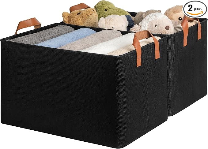 GRANNY SAYS Storage Baskets for Shelves, Closet Organizer Bins, Clothes Storage by GRANNYSAYS