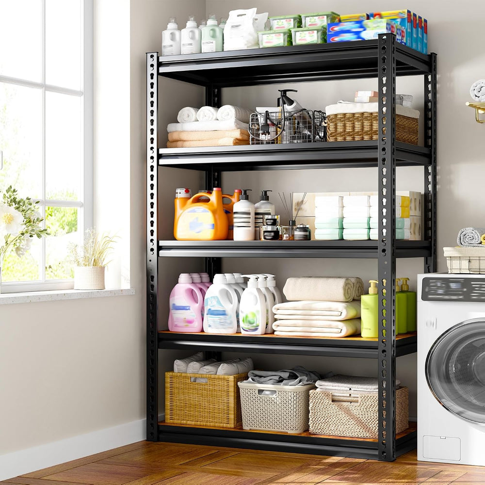 REIBII Storage Shelves Whith Thickened MDF Wood for Pantry Organizer