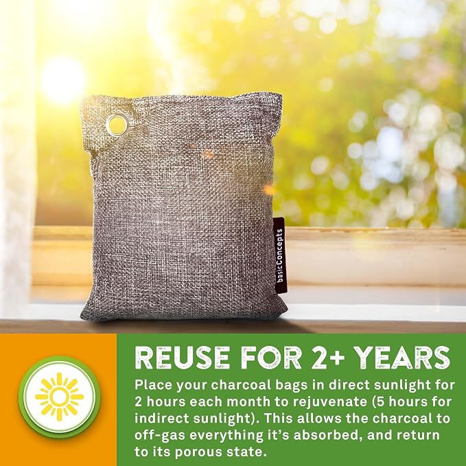Charcoal Odor Absorber for Strong Odor, Bamboo Charcoal Air Purifying Bag - Image 5