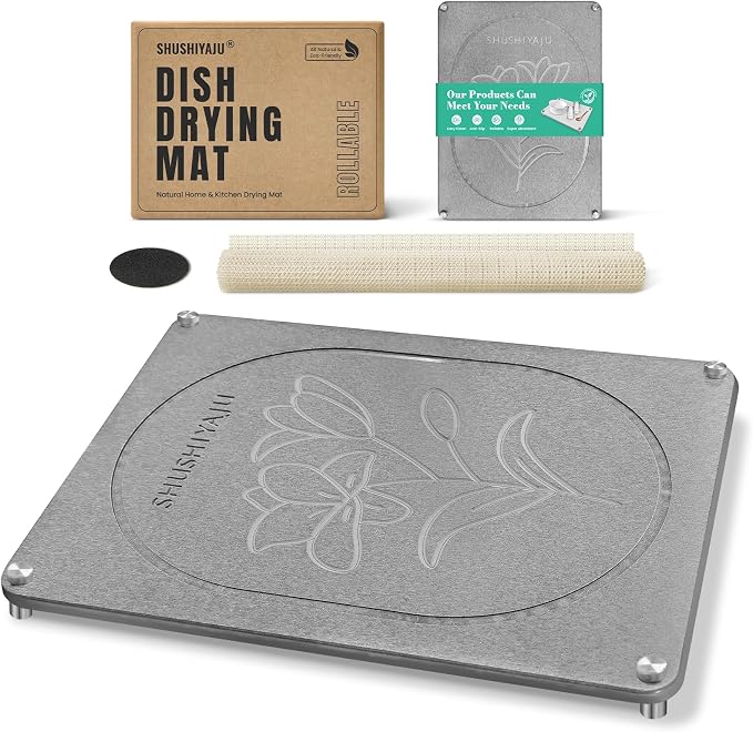 Stone Drying Mat For Kitchen Counter Superb Absorbent Diatomaceous Earth Mats by SHUSHIYAJU