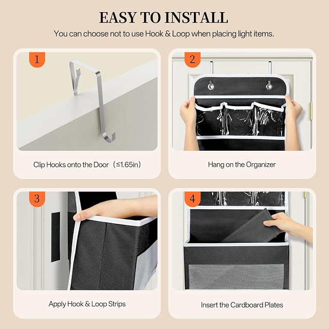 LAMU 6-Tier Over The Door Organizer, Swing - Image 8