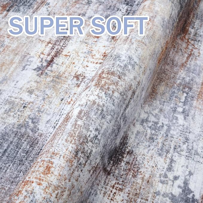 IOHOUZE Abstract Area Rugs 9x12 Ft Washable Large Rugs - Image 6