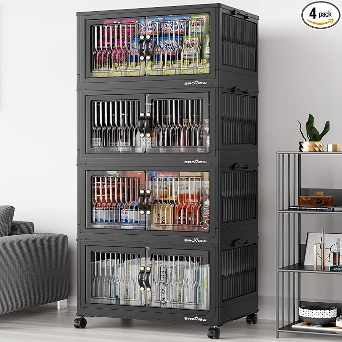 BROVIEW 320Qt Stackable Storage Bins by BROVIEW-EnjoytheArtofLife