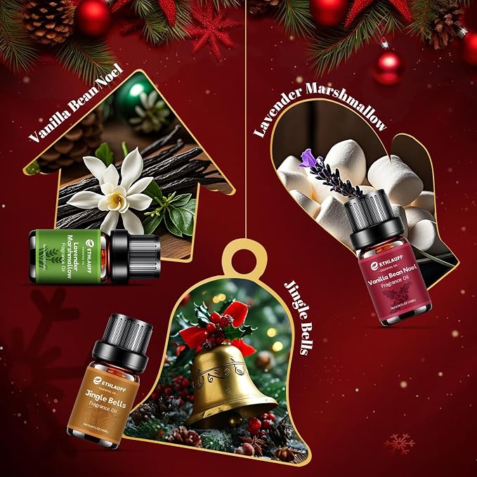 Essential Oils Set, Jingle Bells, Christmas Wreath, Christmas Tree, Christmas - Image 5