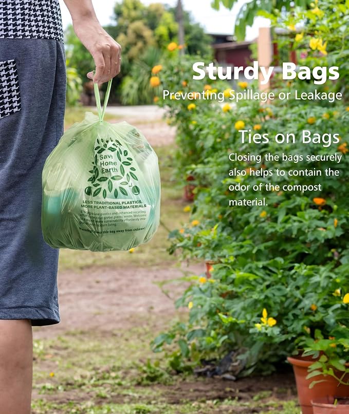 1.6 Gal Small Compost Bags for Countertop Bin - Image 6